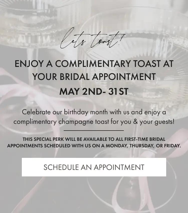 bridal appointments at Madeleine's Daughter