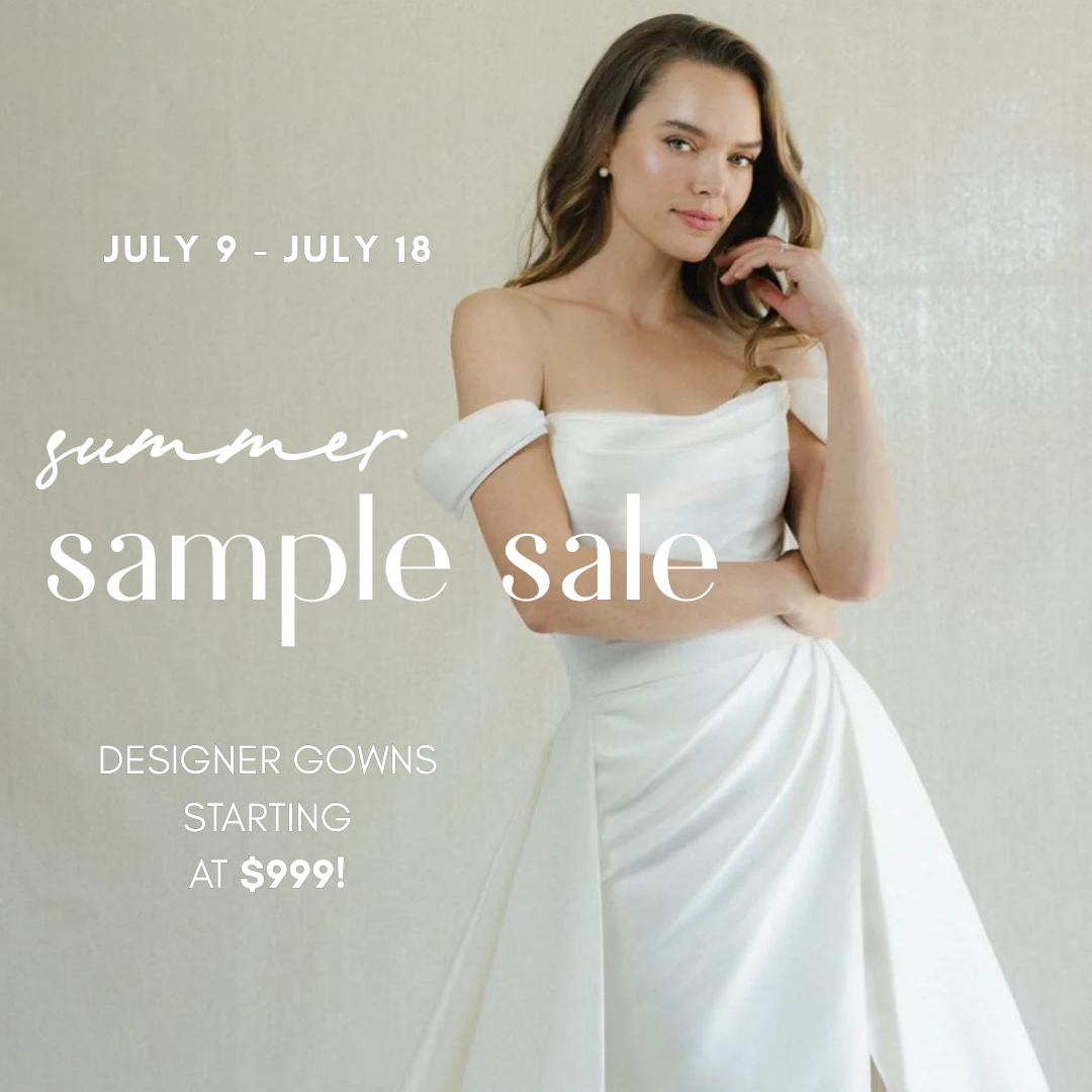 Summer Bridal Sample Sale!