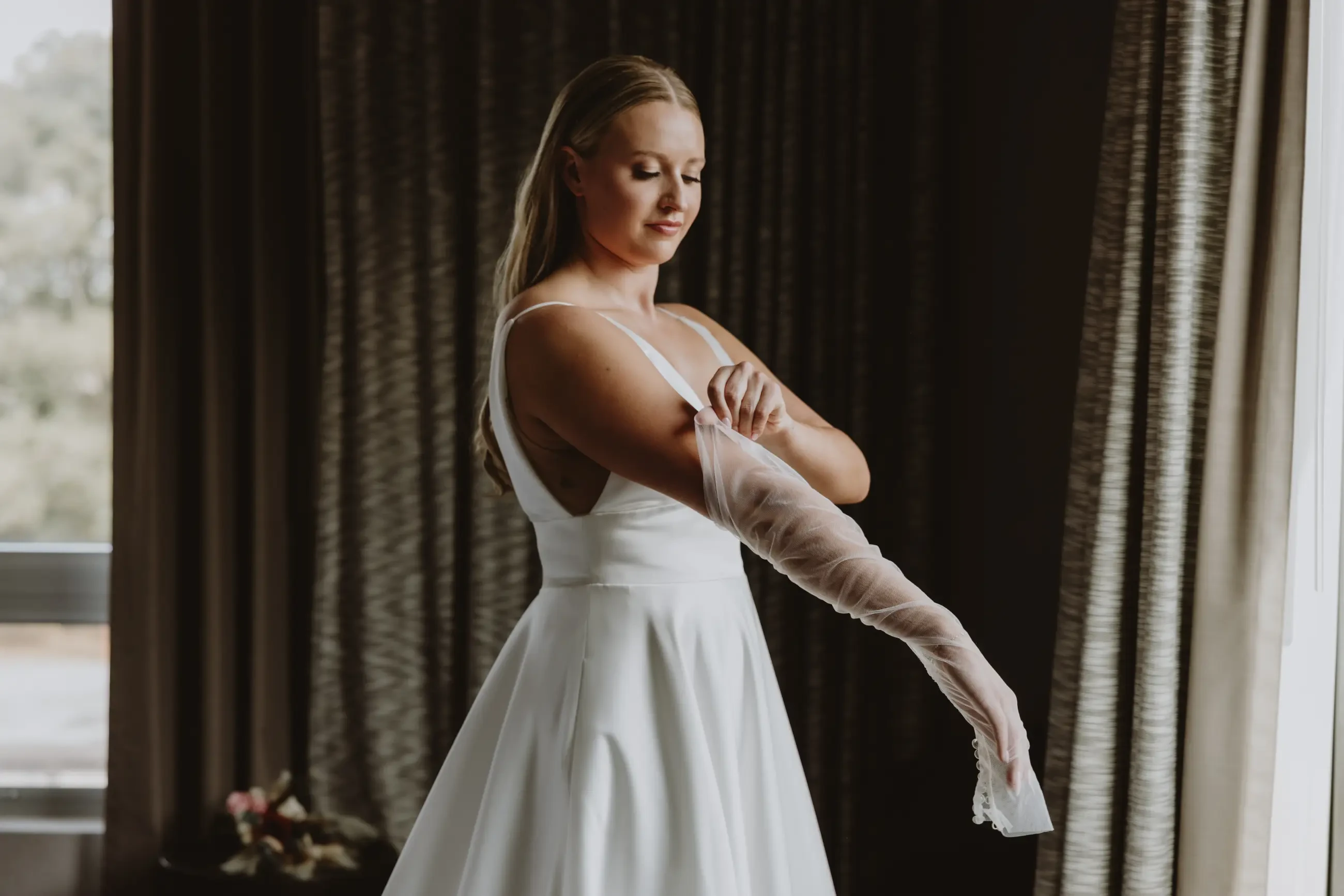 Finishing Touches Real Bride