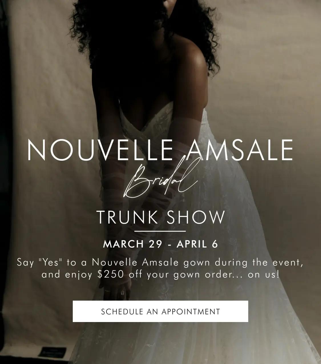 Nouvelle Amsale Bridal Trunk Show at Madeleine's Daughter