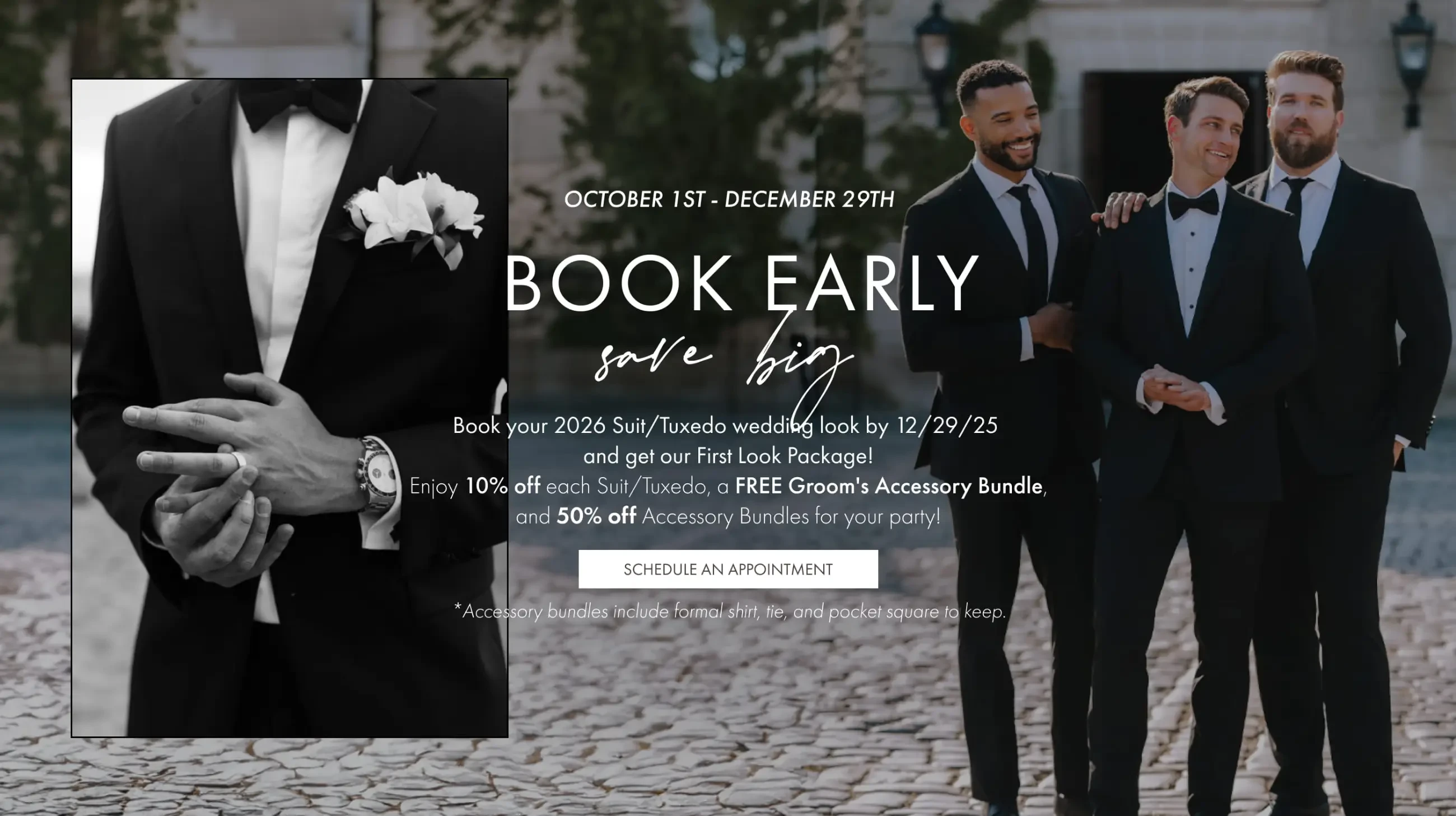 First Look Package promo at Madeleine's Daughter