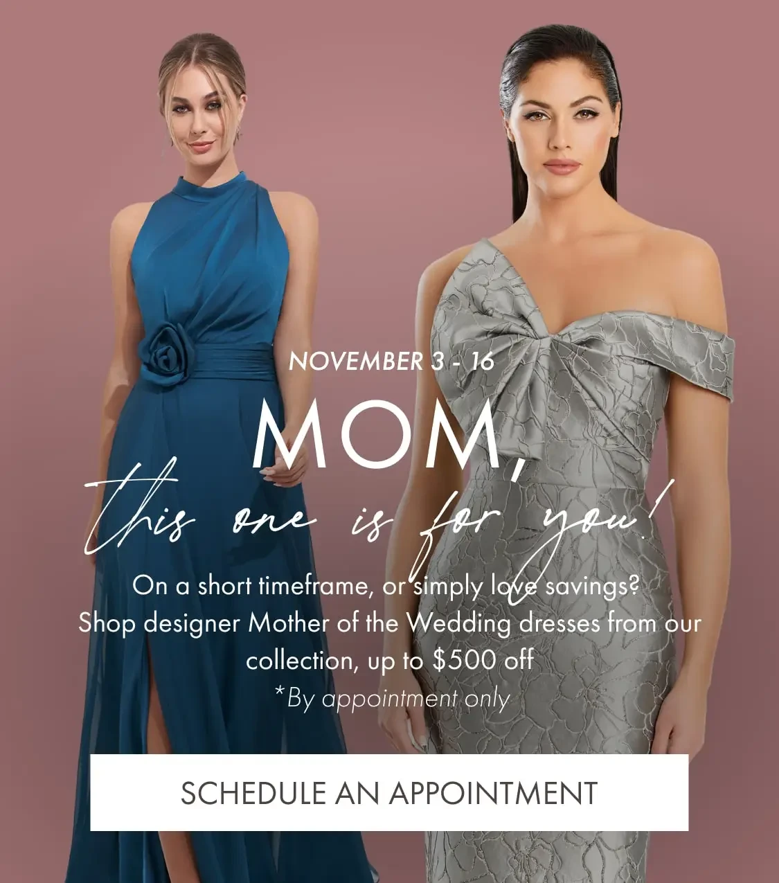 Mom of the bride/groom event at Madeleine's Daughter