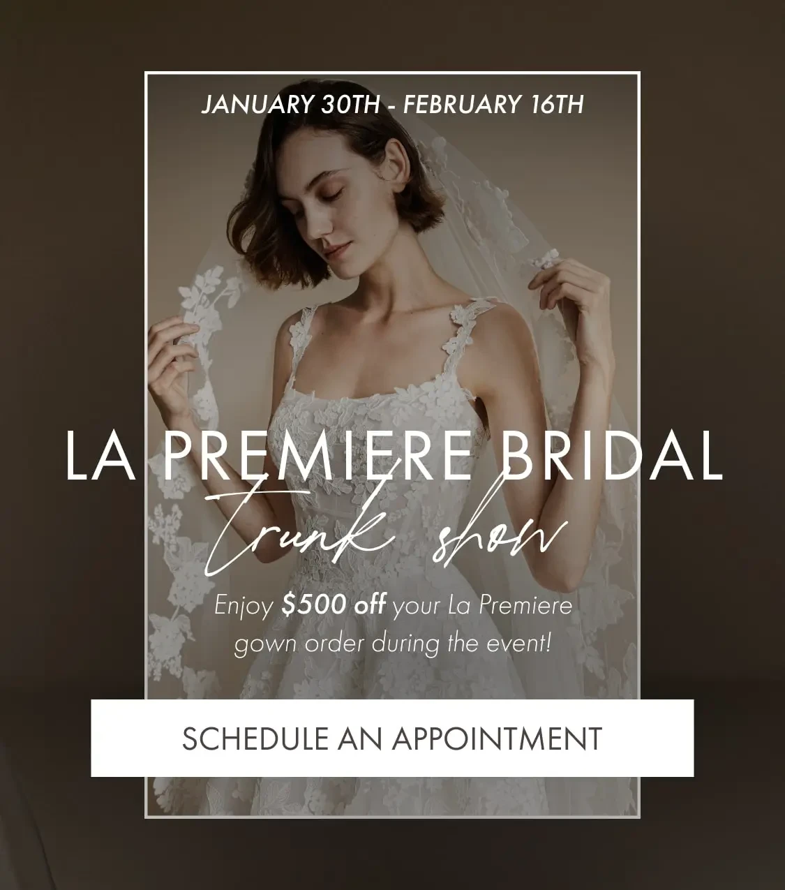 La Premiere Bridal Trunk Show at Madeleine's Daughter