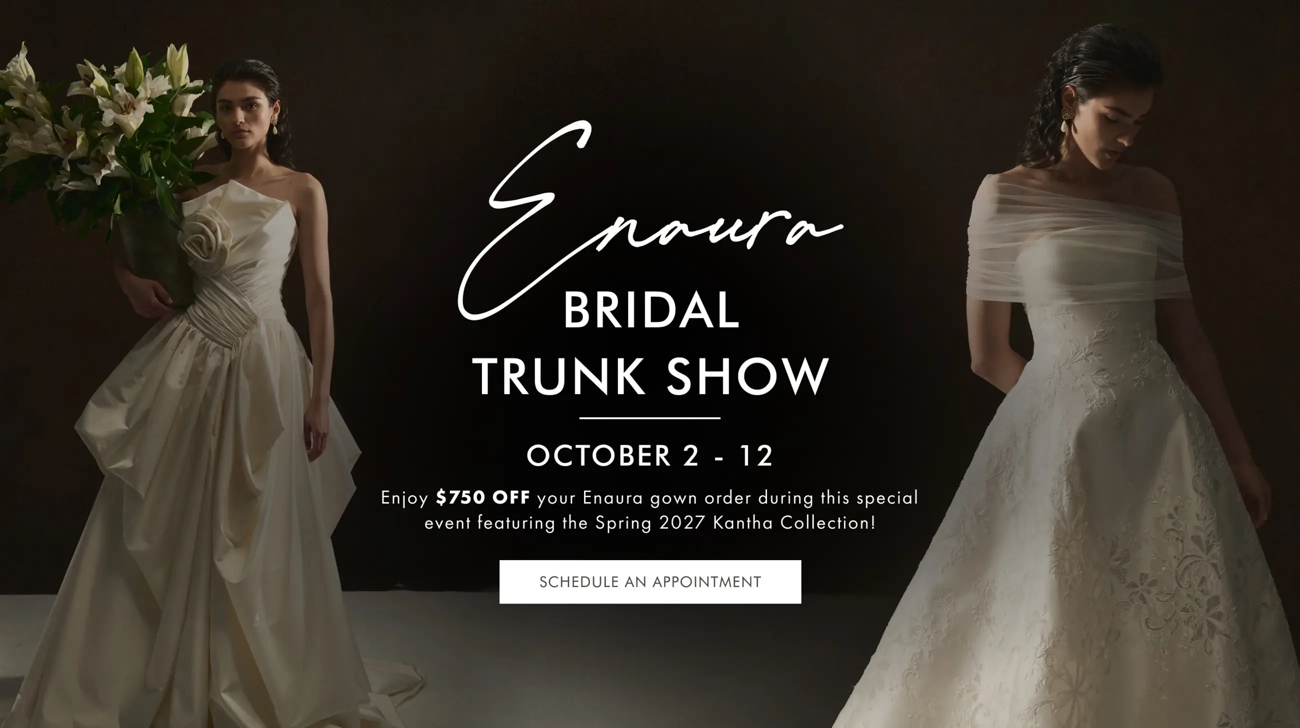Enaura Bridal Trunk Show at Madeleine's Daughter