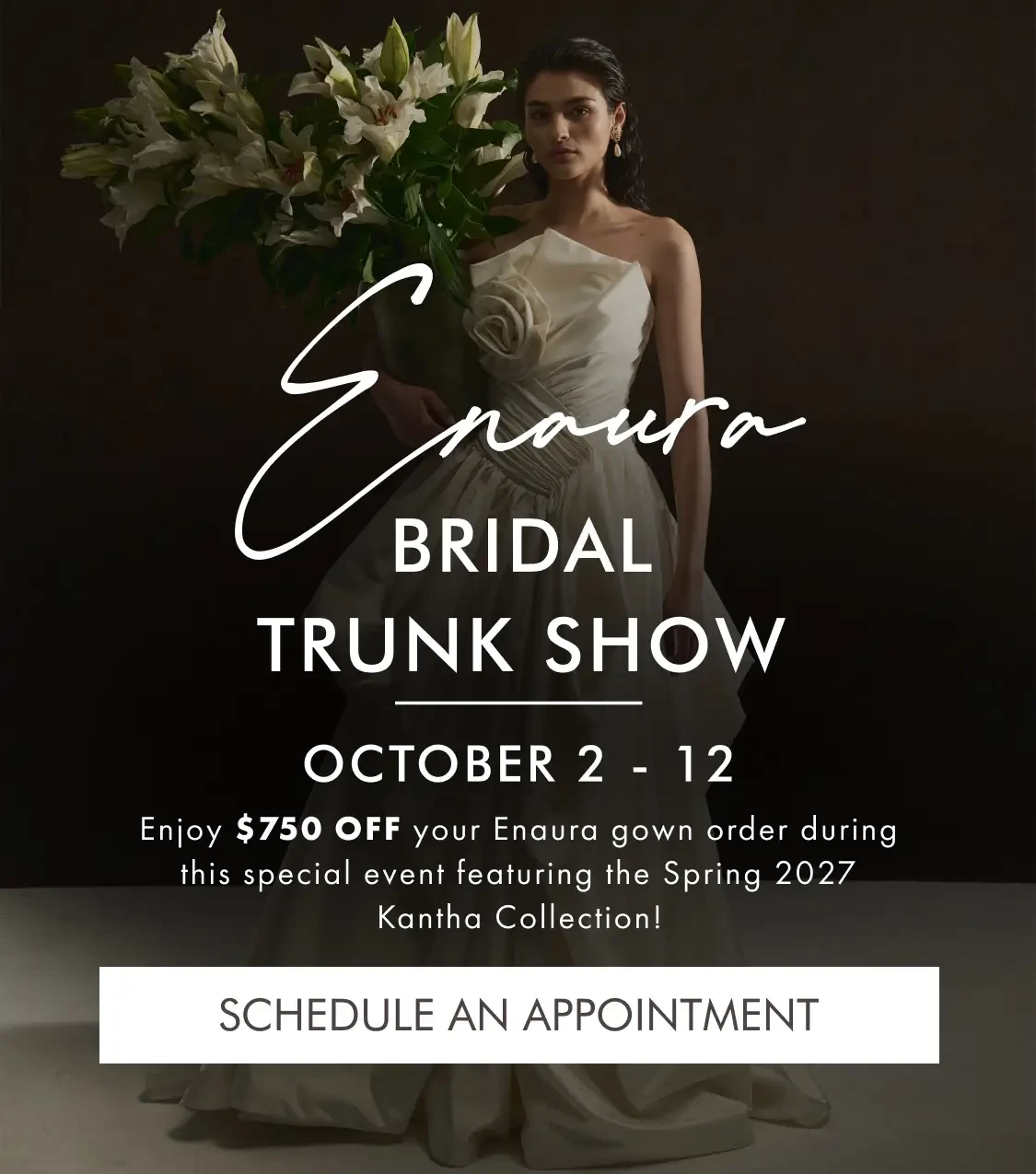 Enaura Bridal Trunk Show at Madeleine's Daughter